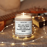 Mom Gift from Daughter, Mom's On Fire Scented Soy Candle, Funny Gift for Mom, Mom Birthday Gift, Mother's Day Candle, Christmas Gifts