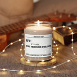 Best Flame Forever, Funny Gift Best Friend Gift, Funny Candles, Gifts for Her, Coworker Gift, Christmas Gift, Scented Soy Candle, 9oz