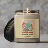 Frog Couple Candle, Personalized Anniversary Gift Custom Name Candle, Valentines Gift Idea, Best Christmas Couple Gift