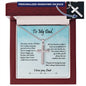 To My Dad Gift from Daughter, Dad Gifts, Dad Birthday Gift from Son, Dad Gift Ideas, Father's Day Gift (Ball Chain)