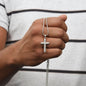 To My Second Dad Cross Pendant, Step Dad Gift, Bonus Dad Gift (Snake Chain)