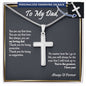 To My Dad, Birthday Gifts For Dad From Daughter, Gifts From Son, Meaningful Gifts for Dad - Snake Chain