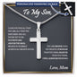 To My Son Gifts from Mom, Son Birthday Gift, Son Graduation Gift, From Dad to Son, Christmas Gifts For Son - Snake Chain