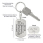 Thank You Gift Keychain, Appreciation Gift, Employee, Coworker, Babysitter, Neighbor, Engraved Keychain Gift