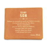 To My Son Wallet, Son Wallet Gift from Mom, Son Birthday Gift, Son Graduation Gift, From Dad to Son Gift, Christmas Gifts