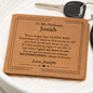 To My Husband Mens Leather Wallet, Anniversary Gift For Husband, Husband Birthday Gift, Gifts for Husband, Gift From Wife, Christmas Gifts