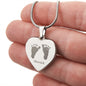 Baby Feet Necklace - Customized