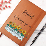 God Says You Are Personalized Journal, Bible Study Journal, Christian Gifts for Women, Religious Gifts, Unique Birthday Gift