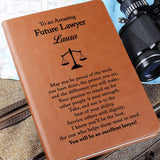 Law Student Gift, Future Lawyer Gift, Law School Graduation Gift, Law School Gift, Lawyer Graduation, Personalized Journal Gift