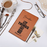 Philippians 4:13 Personalized Journal, Christian Gifts for Women and Men, Bible Study Journal, Religious Gifts, Unique Birthday Gift