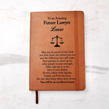 Law Student Gift, Future Lawyer Gift, Law School Graduation Gift, Law School Gift, Lawyer Graduation, Personalized Journal Gift