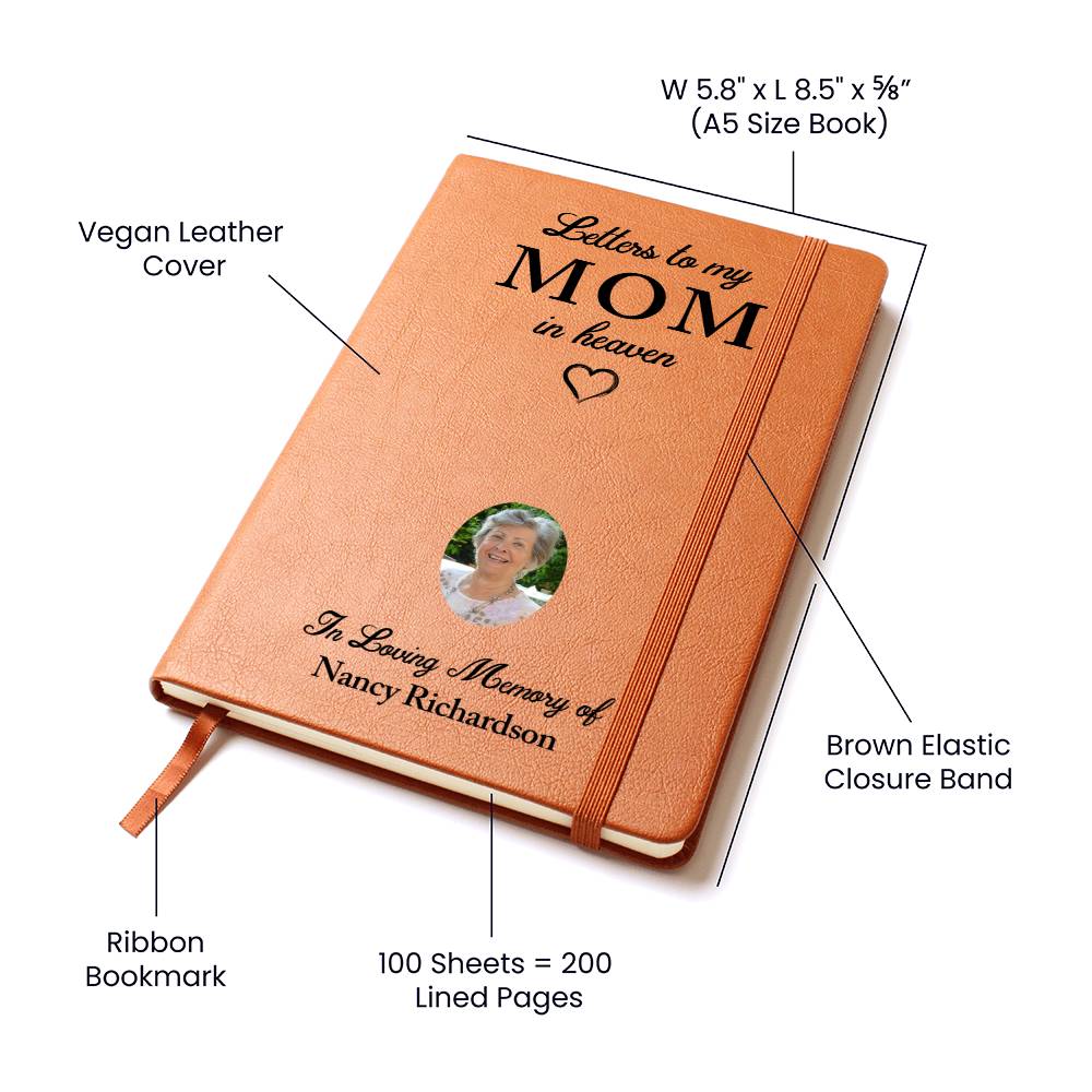 Loss of Mother Grief Journal, Letters to Mom in Heaven, Mom Memorial Gift, Loss of Mother Gift, Mom Remembrance Gift, Loss of Mom Gift