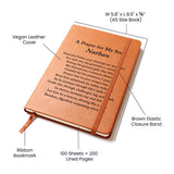Son Gift from Mom, A Prayer for My Son, Personalized Leather Journal Gift for Son, Son Birthday, Son Graduation, Son Christmas Gifts