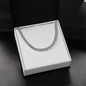 To My Second Dad Cuban Chain Gift, Bonus Dad Gift, Step Dad Gift from Step Children