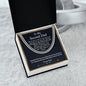 To My Second Dad Cuban Chain Gift, Bonus Dad Gift, Step Dad Gift from Step Children