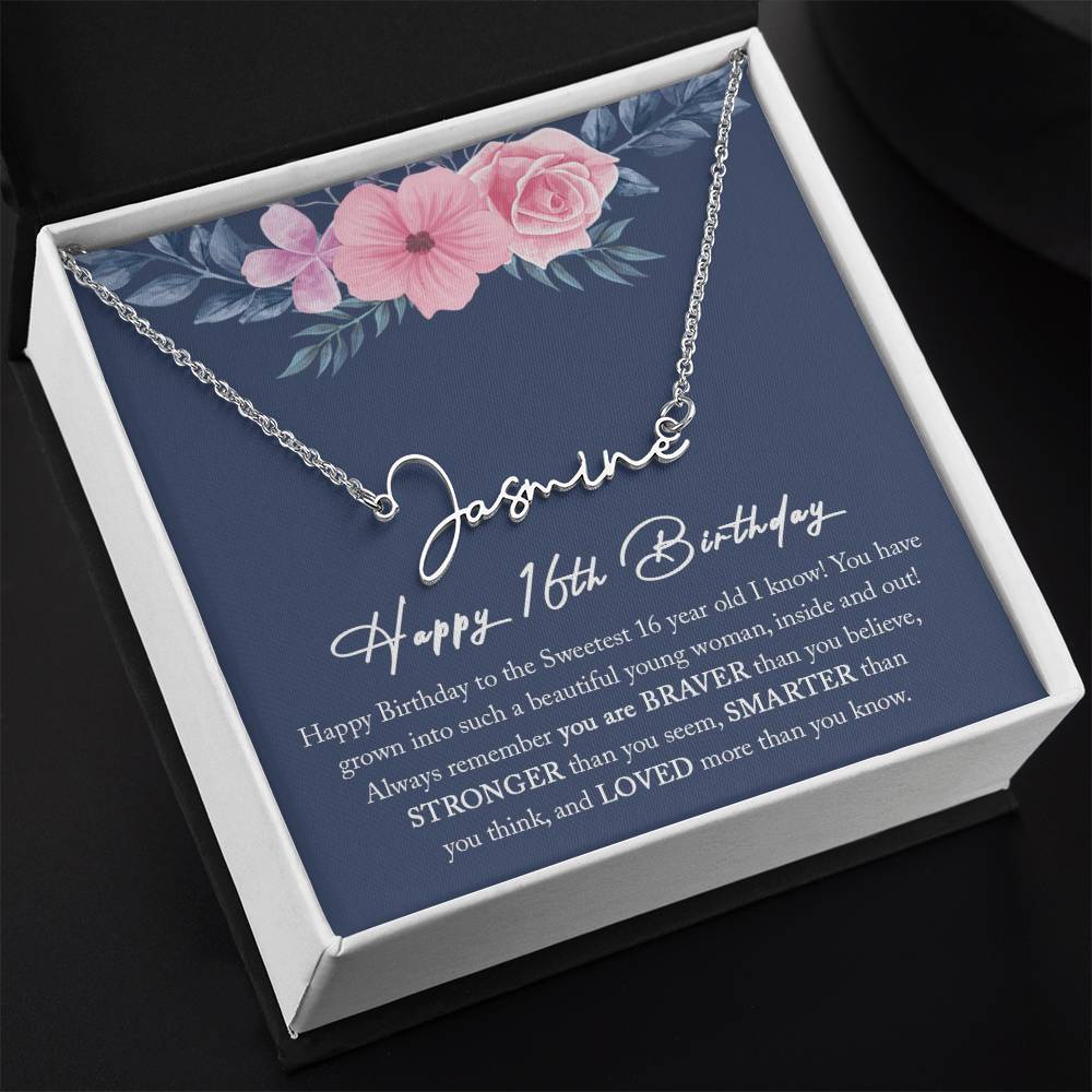 Sweet 16 Gift Set For Girls - Love Knot Necklace & Earrings With CZ, Message Card & Gift Box