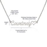 To My Wife Necklace, Anniversary Gift For Wife, Wife Birthday Gift, Wife Necklace, Christmas Gifts, Valentine's Day Gift, Personalized Gifts