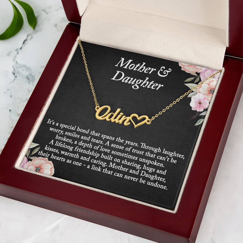 To My Daughter Necklace, Personalized Mother Daughter Gifts, Daughter Necklace, Daughter Gift
