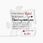 "You Are My Missing Piece" Personalized Gift for Girlfriend, Romantic Anniversary Gift, Girlfriend Birthday, Perfect Valentines Day Gift