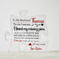 "You Are My Missing Piece" Personalized Gift for Boyfriend, Romantic Anniversary Gift, Best Valentines Day Gift