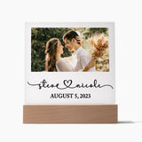 Wedding Gift for Couple Personalized, Photo Frame for Wedding Couple