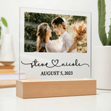 Wedding Gift for Couple Personalized, Photo Frame for Wedding Couple