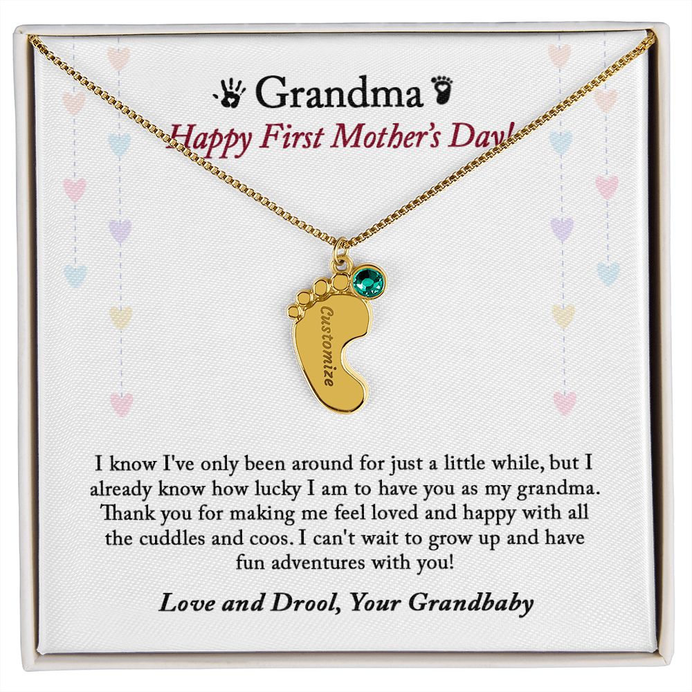Cute First Mother's Day Gift from Baby to Grandma, Grandma First Mother's Day Gift from Baby