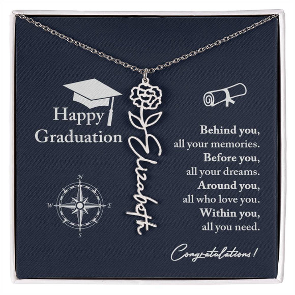 Graduation Gift Necklace, Personalized Graduation Gifts for Her, High School Graduation Gifts for Her, College Graduation