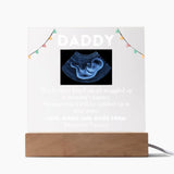 Daddy To Be Father's Day Gift from Baby Bump, Baby Scan LED Frame, Sonogram LED Frame for New Daddy