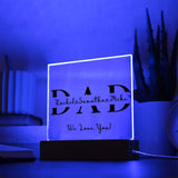 Dad Gifts from Daughter, Customized Dad Sign with Kids Names, Gifts for Dad from Son, Father's Day Gift, Christmas Gifts