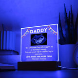 Christmas Gift for Daddy To Be Gift, Baby Scan LED Frame for First Time Dad, Personalized New Dad Gift, 1st Christmas for Daddy To Be