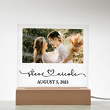 Wedding Gift for Couple Personalized, Photo Frame for Wedding Couple