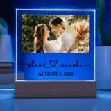 Wedding Gift for Couple Personalized, Photo Frame for Wedding Couple