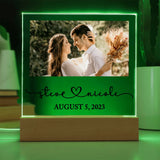 Wedding Gift for Couple Personalized, Photo Frame for Wedding Couple