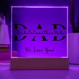 Dad Gifts from Daughter, Customized Dad Sign with Kids Names, Gifts for Dad from Son, Father's Day Gift, Christmas Gifts