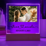 Wedding Gift for Couple Personalized, Photo Frame for Wedding Couple