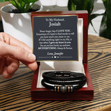 To My Husband Love You Forever Bracelet, Husband Birthday Gift, Gift for Husband, Anniversary Gift