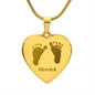 Baby Feet Necklace - Customized