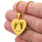 Baby Feet Necklace - Customized