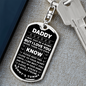 Daddy To Be Keepsake Gift From Baby Bump, Daddy To Be Keychain