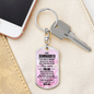 Granddaughter Keychain, To My Granddaughter Personalized Keychain, Meaningful Gift from Grandma, Granddaughter Birthday, Graduation Gift