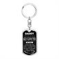 Daddy To Be Keepsake Gift From Baby Bump, Daddy To Be Keychain