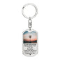 To My Daughter Keychain, Daughter Gift from Mom, Gift for Daughter from Dad, Daughter Graduation, Christmas Gifts