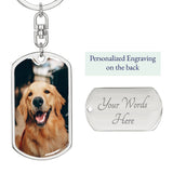 Personalized Pet Photo Keychain