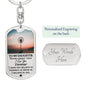 To My Daughter Keychain, Daughter Gift from Mom, Gift for Daughter from Dad, Daughter Graduation, Christmas Gifts