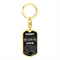 Daddy To Be Keepsake Gift From Baby Bump, Daddy To Be Keychain