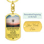 To My Daughter Keychain, Daughter Gift from Mom, Gift for Daughter from Dad, Daughter Graduation, Christmas Gifts