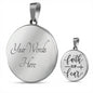 Faith Over Fear Necklace, Faith Over Fear Gift, Biblical Gifts, Faith Over Fear Jewelry, Strength Jewelry for Women