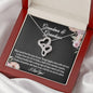 Grandmother & Grandson Necklace, Grandma Gift, Birthday Gift For Grandma From Grandson