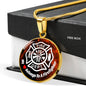 Firefighter Wife Necklace, Firefighter Wife Gift, Fireman Wife